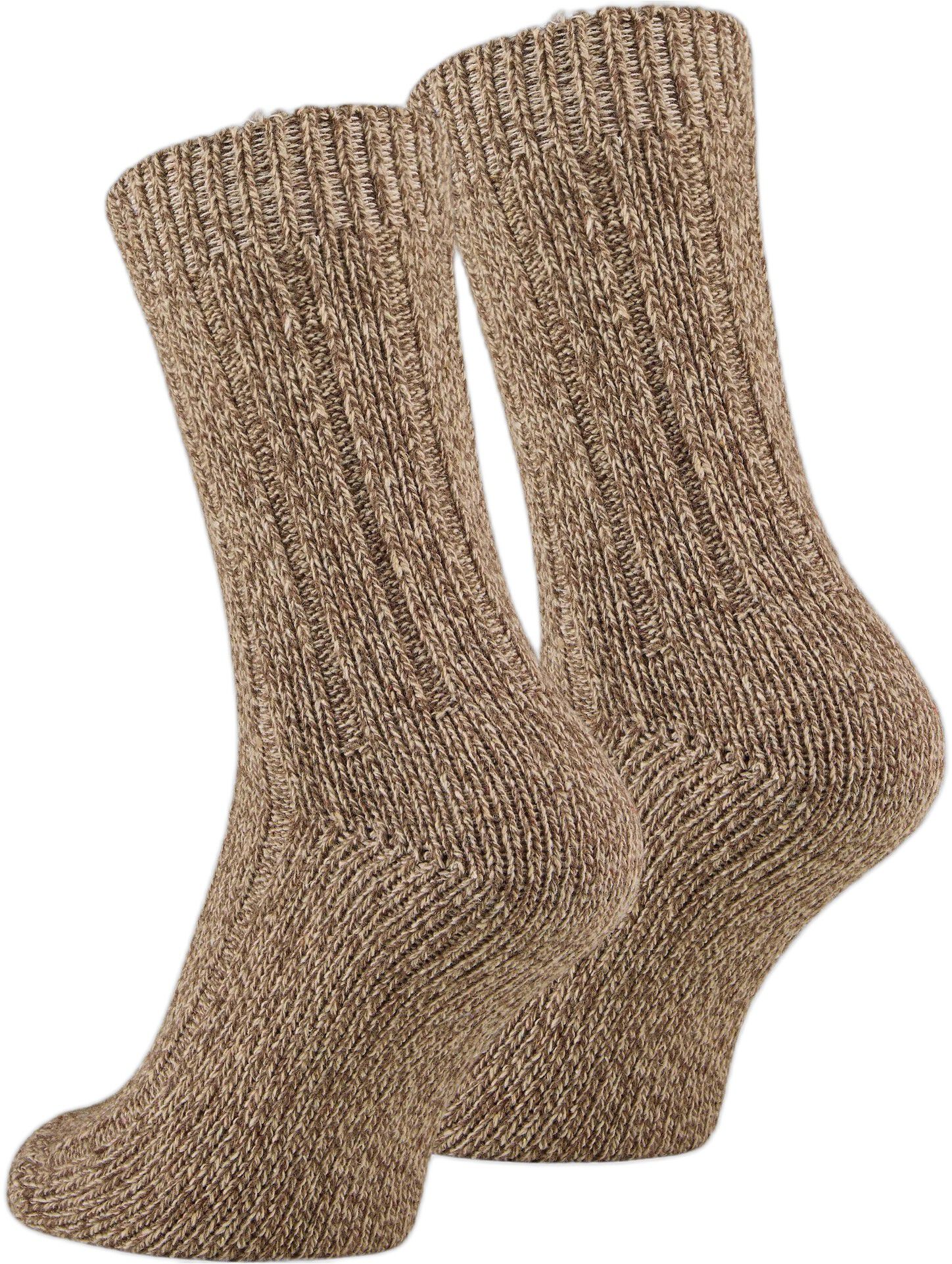 Raggsocka Strik Str&oslash;mper 2 par