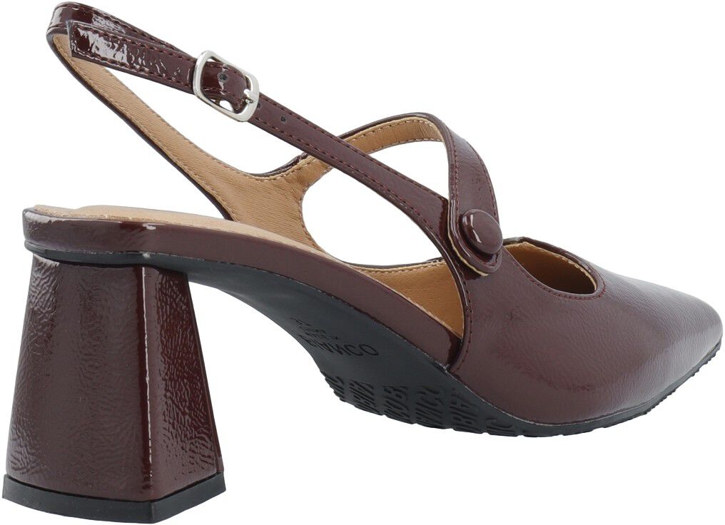 BIAMARALYN Heart Mary Jane Slingback Faux Leather