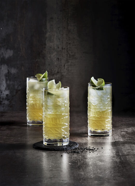 Mixology 4 stk. Textures øl/longdrinkglas