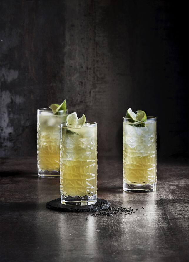 Mixology 4 stk. Textures øl/longdrinkglas