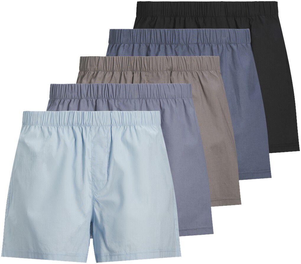 JACMILANO WOVEN BOXERS 5 PACK NOOS