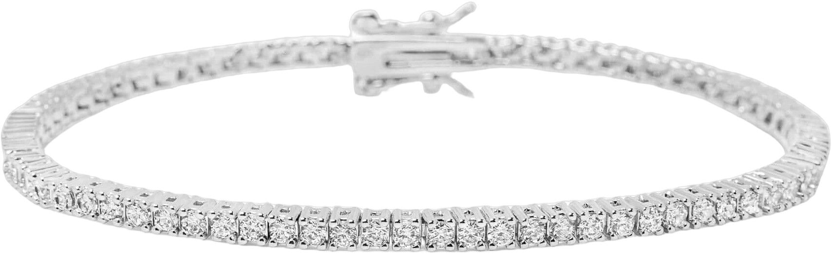 Women's Mini Tennis Bracelet in Silver