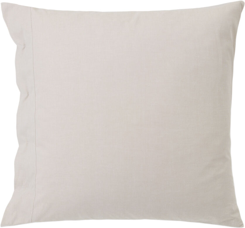 Pin Point Beige Cotton Pillowcase