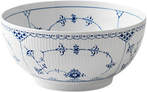Musselmalet Halvblonde 24 cm. skål