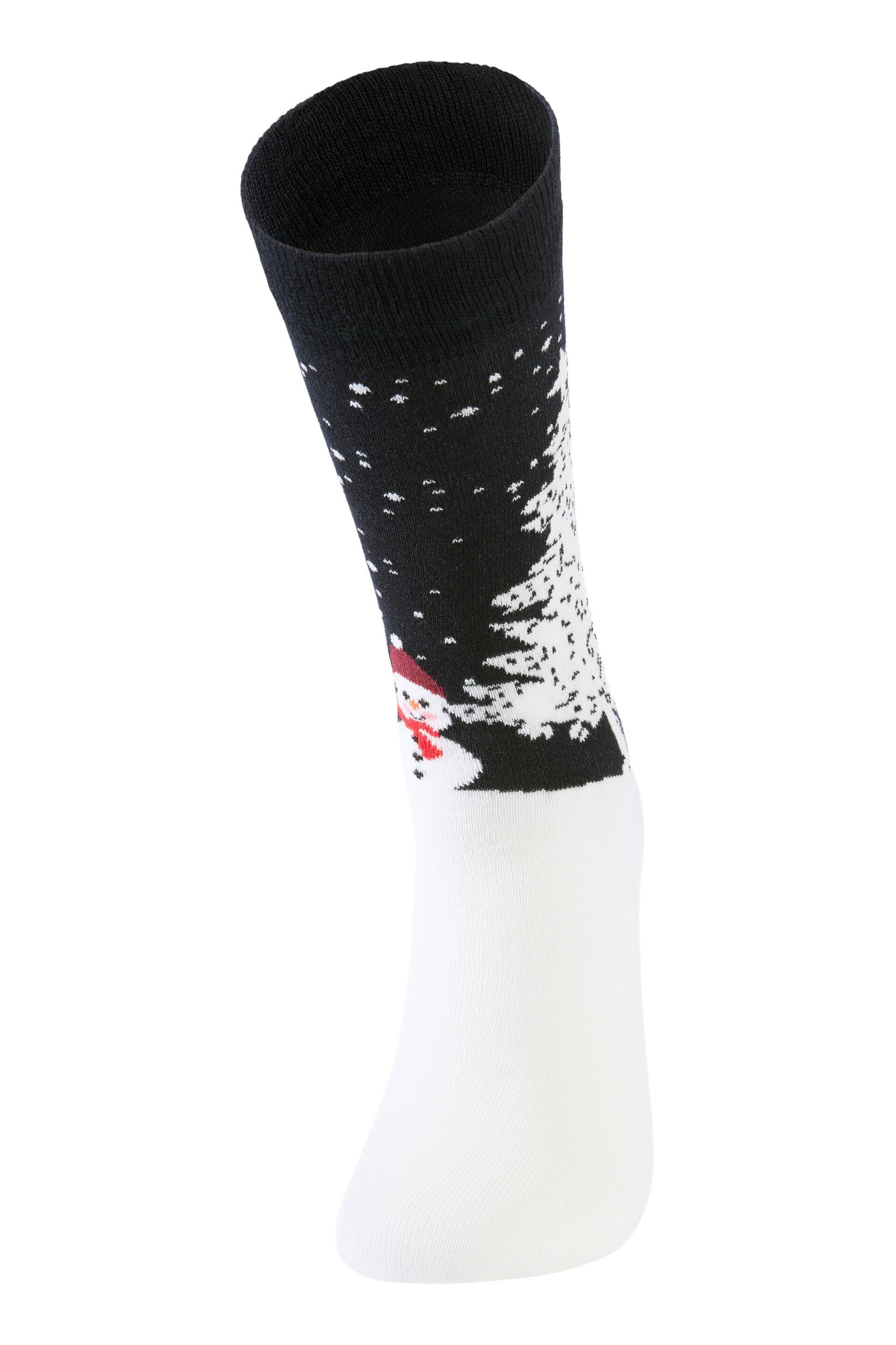 Christmas bamboo sock