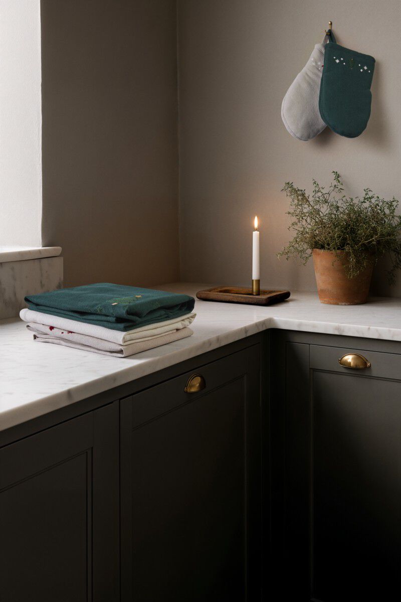 Christmas Fable Viskestykke 50x70 cm gr&oslash;n