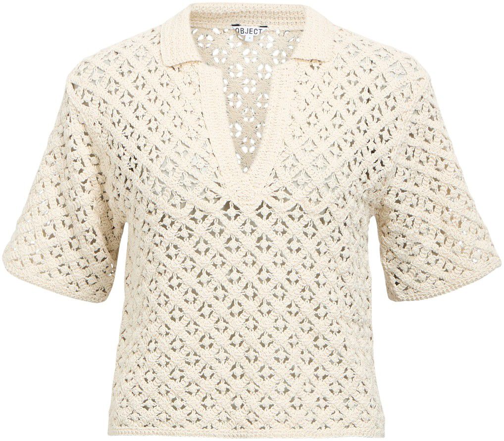 OBJMASI S/S RE KNIT PULLOVER 144