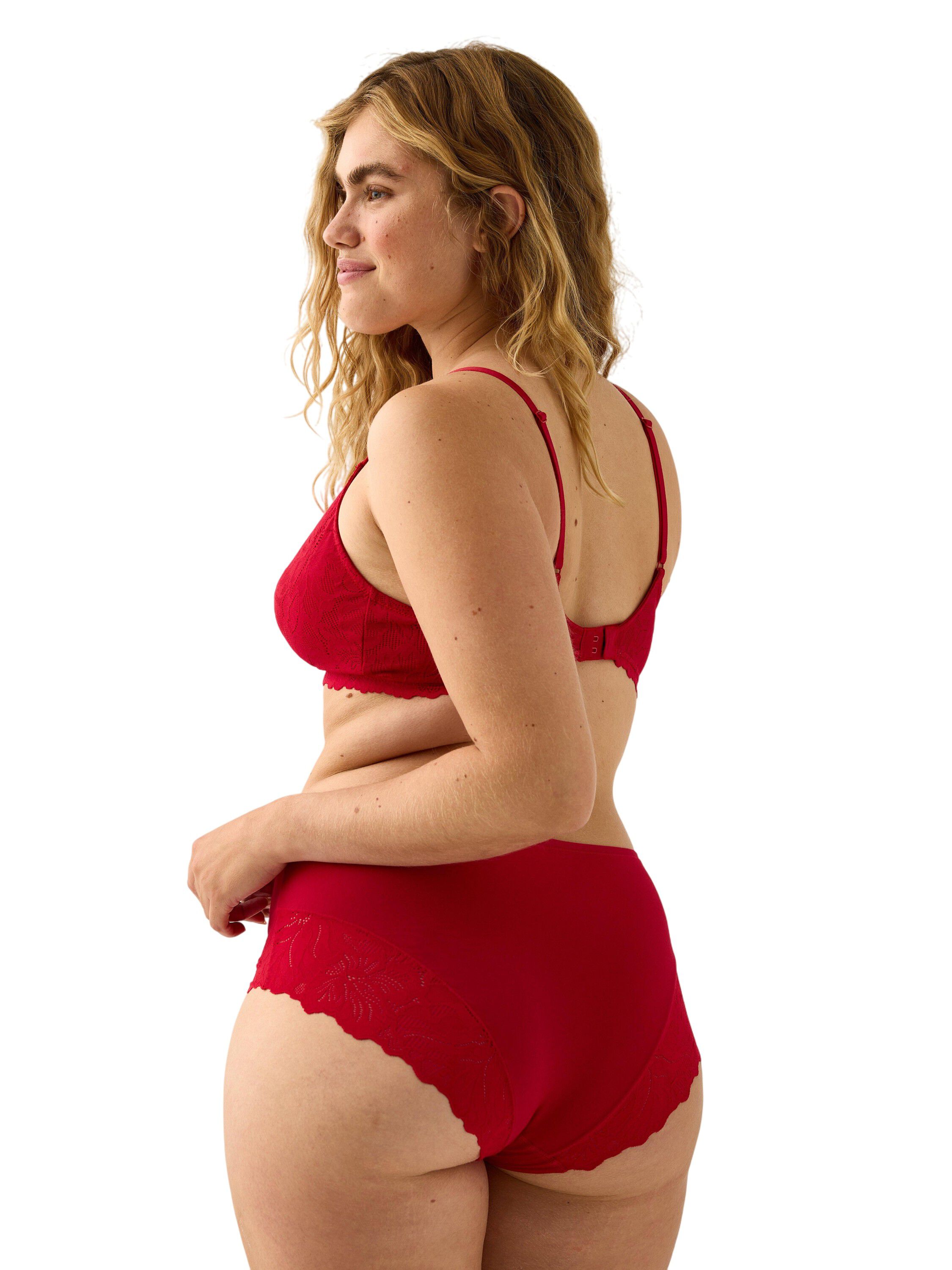 Superbl&oslash;d uvatteret bl&oslash;d bh med mes