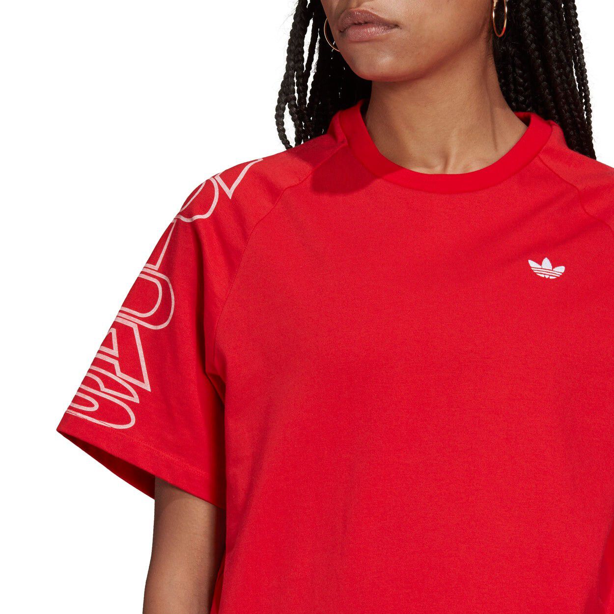 Loose adidas Letter T-shirt