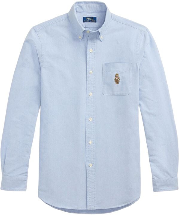 Custom Fit Polo Bear Oxford Shirt