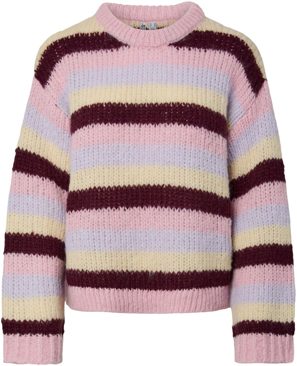 PCDORTHEA LS CHUNKY KNIT NOOS BC