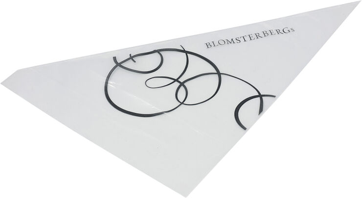 Engangsprøjteposer logo Bloms
