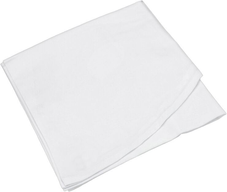 Dug Dia 180 cm Hvid 100% ny bomuld