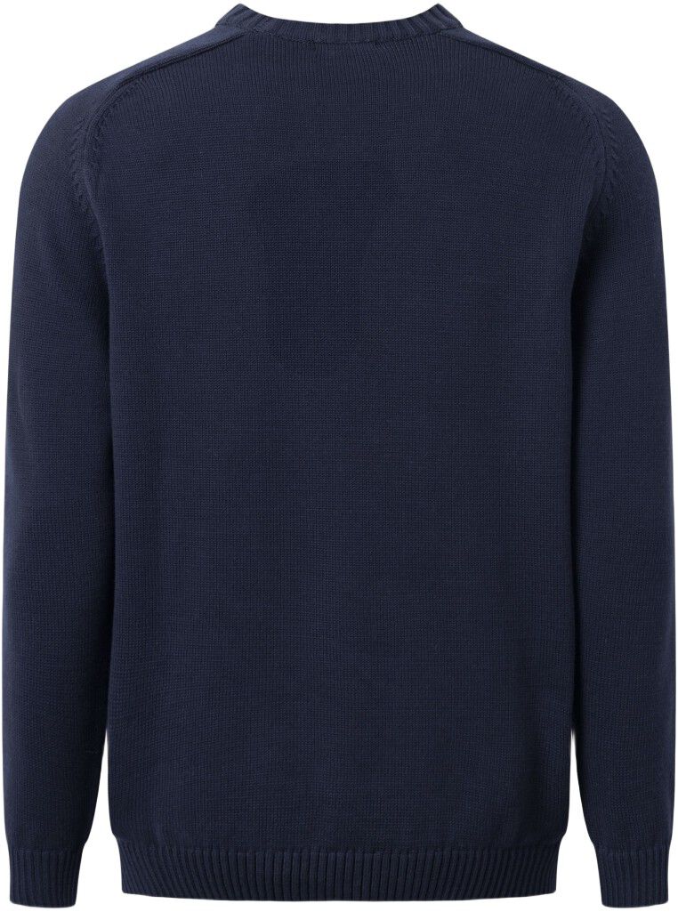 Plain knitted crew neck GOTS/Vegan