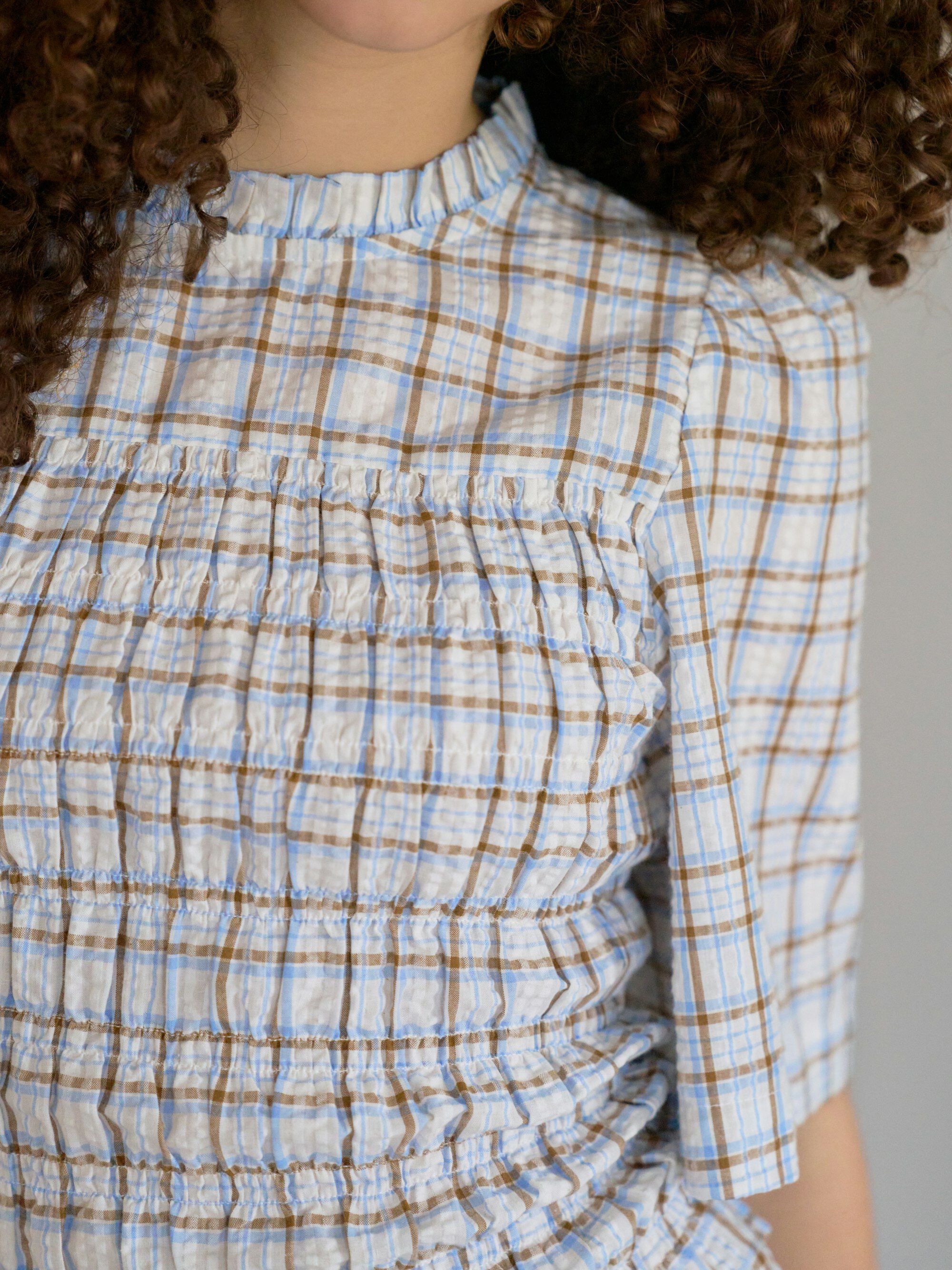 Possini Mega Check Blouse