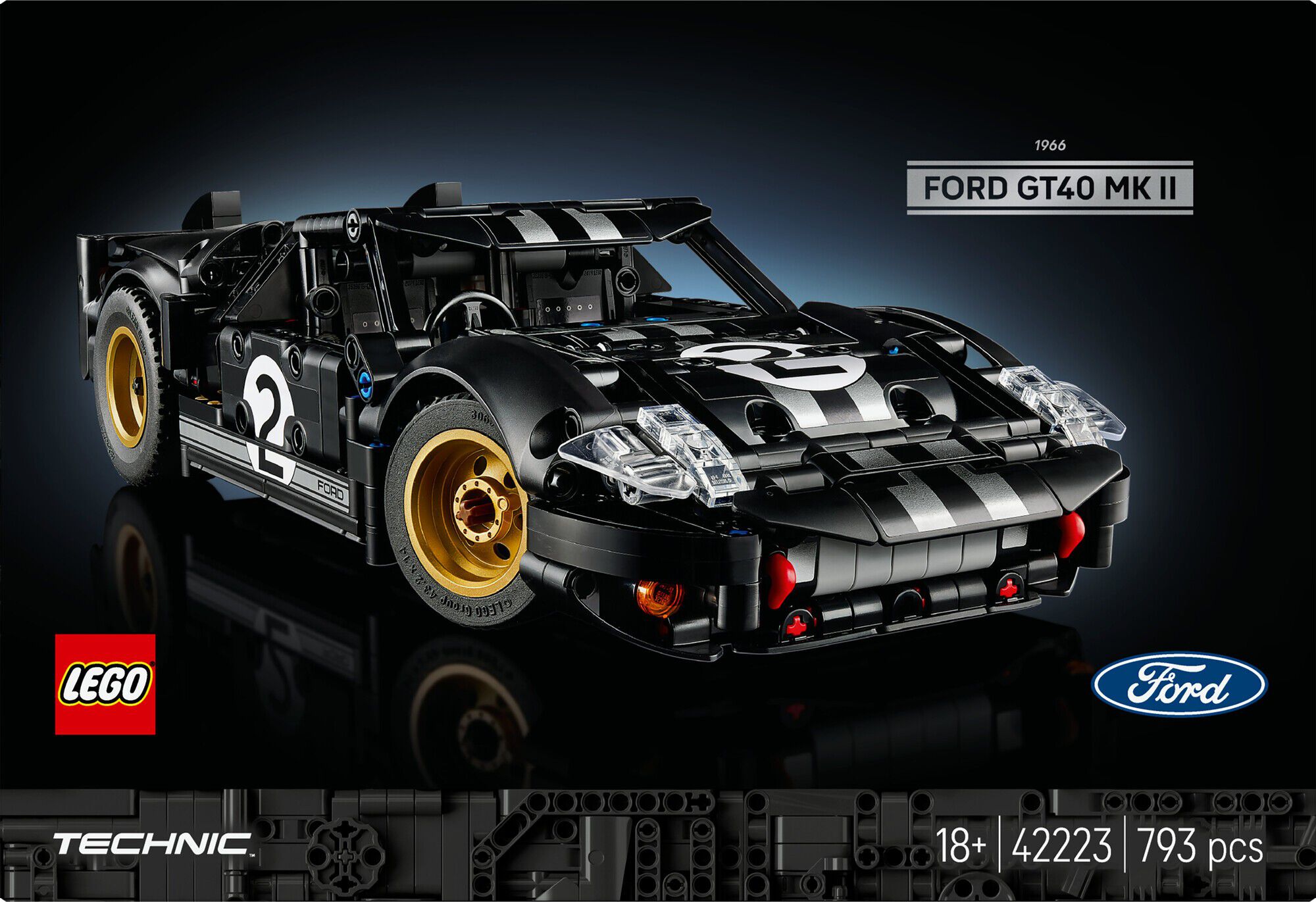 1966 Ford GT40 MKII-racerbil 42223