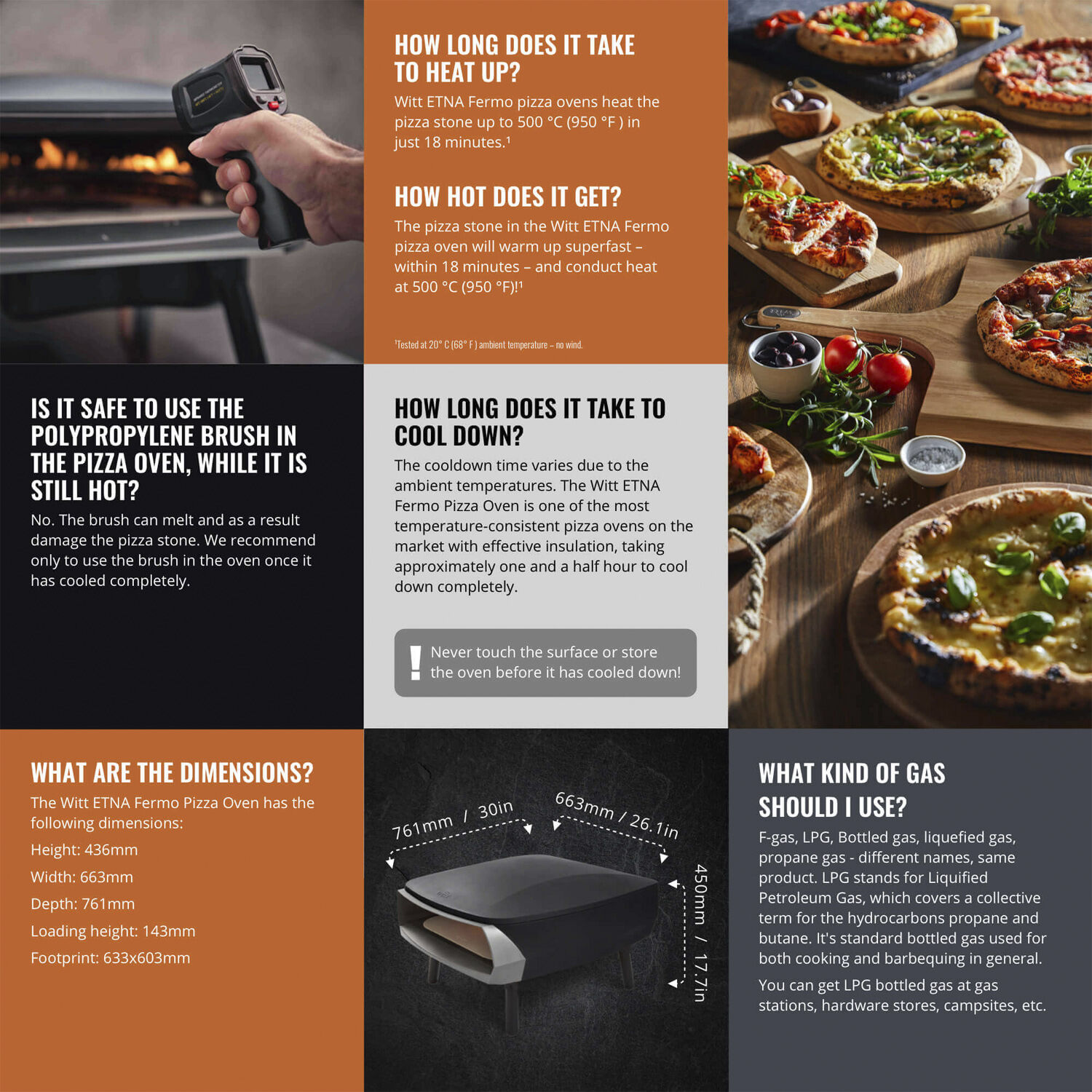 WITT ETNA FERMO PIZZA OVEN