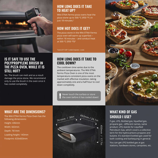 WITT ETNA FERMO PIZZA OVEN