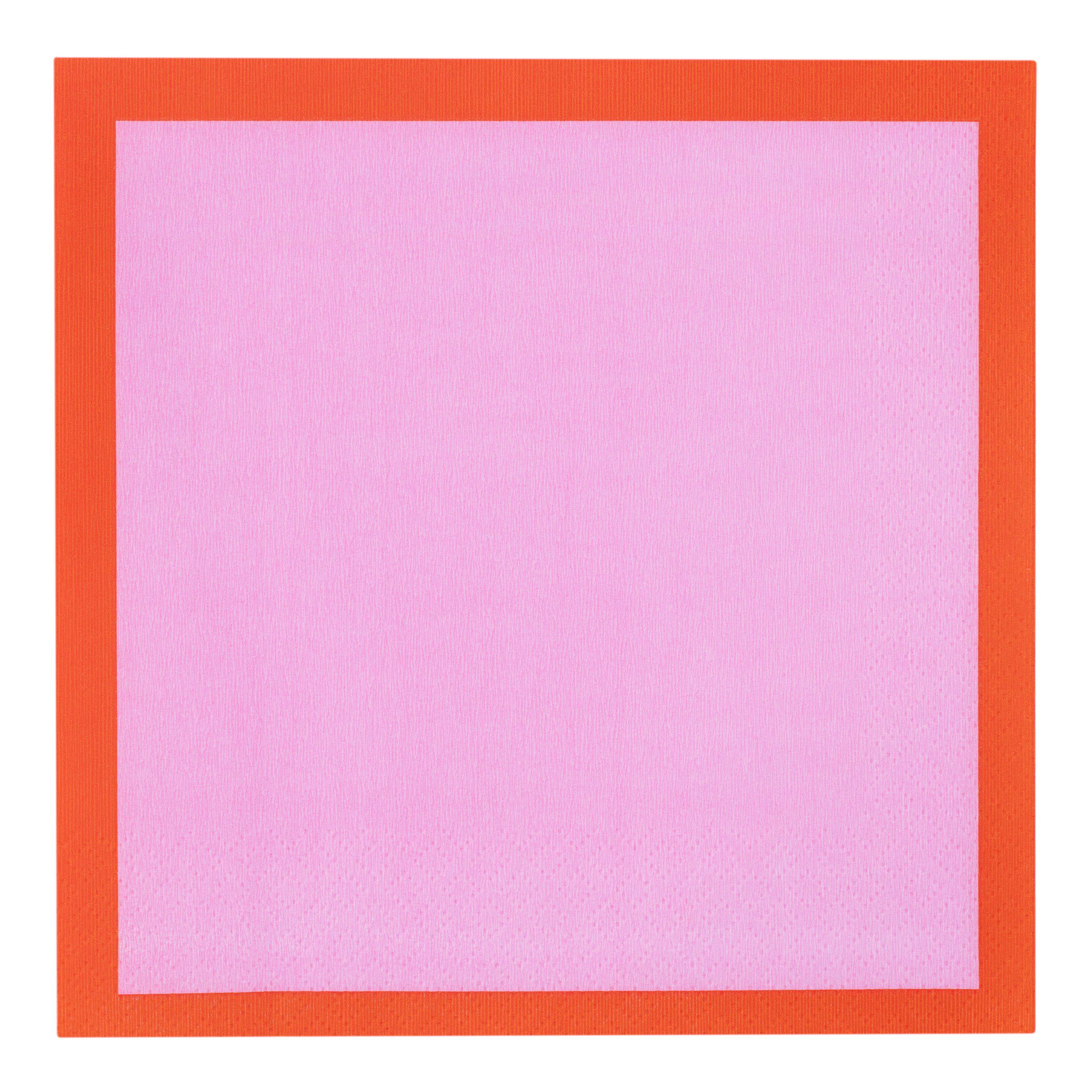 Play papirservietter 33x33cm pink-orange