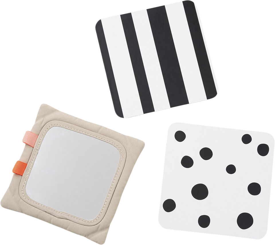 Baby kontrastkortholder Deer friends Sand