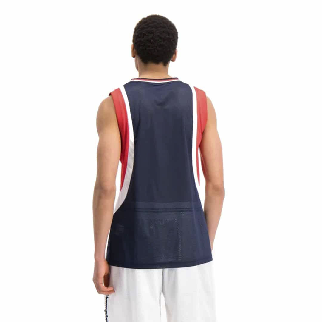 Colour Block And Stripe tank top