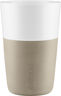 2 Cafe Latte-krus Pearl beige