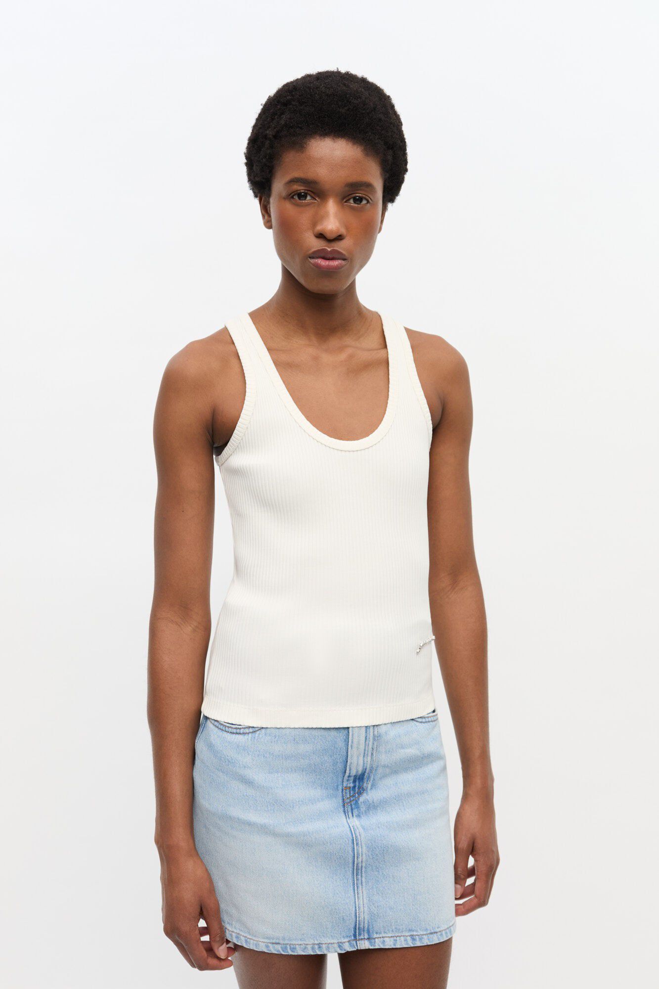 Heavy Rib Jersey Tank Top
