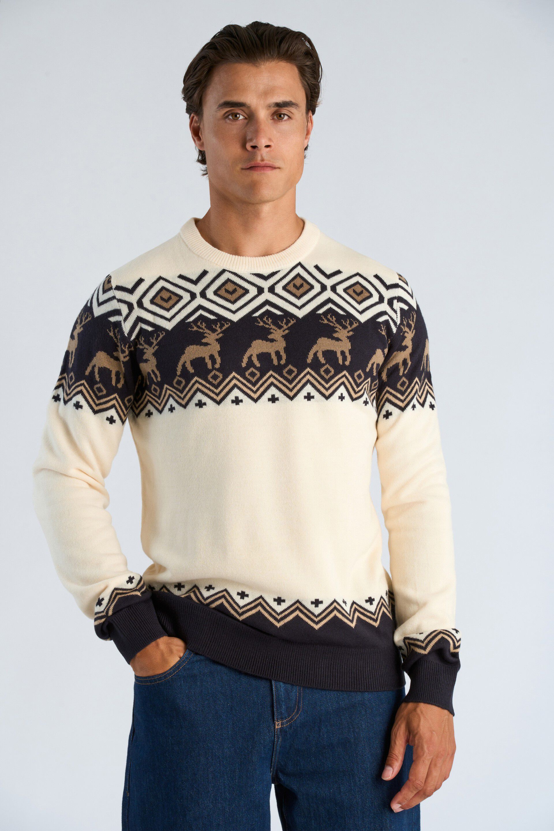Christmas jacquard sweater