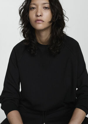 Decorative stitching sweatshirt