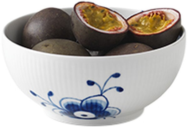 Blå Mega Riflet 73 cl. skål