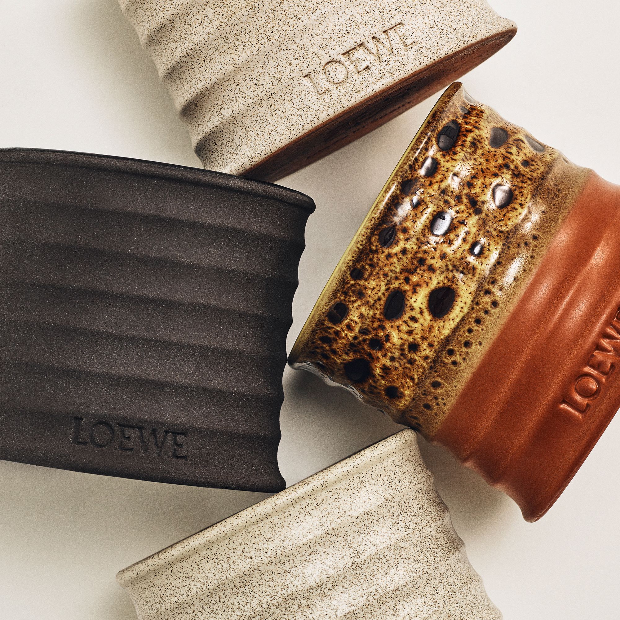 LOEWE Orchid Textur Small Candle