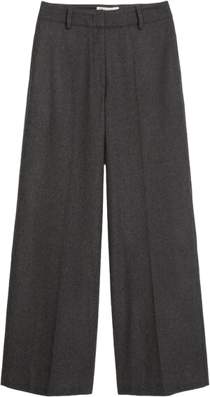 Pants, wide leg, tailored, zip fly