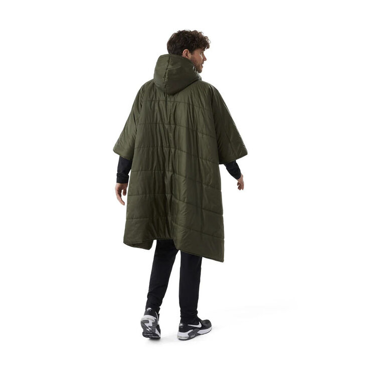 Packable Blanco poncho