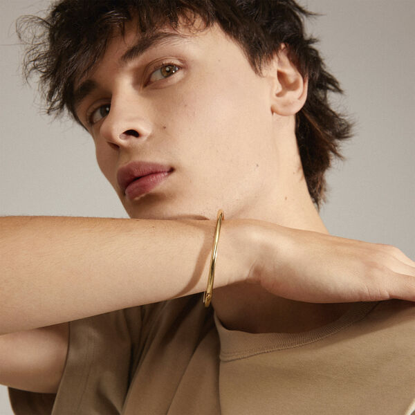 SOPHIA recycled bangle bracelet gold-plated