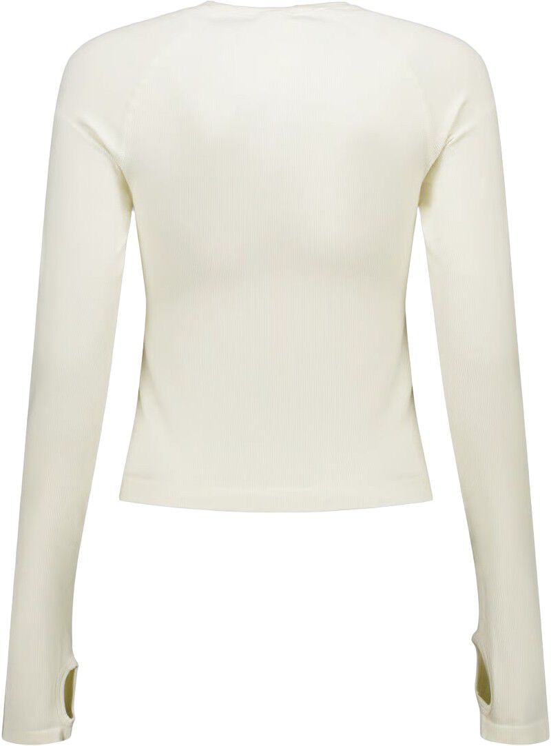Sculpt Seamless Ribbed Lang&aelig;rmet T-shirt