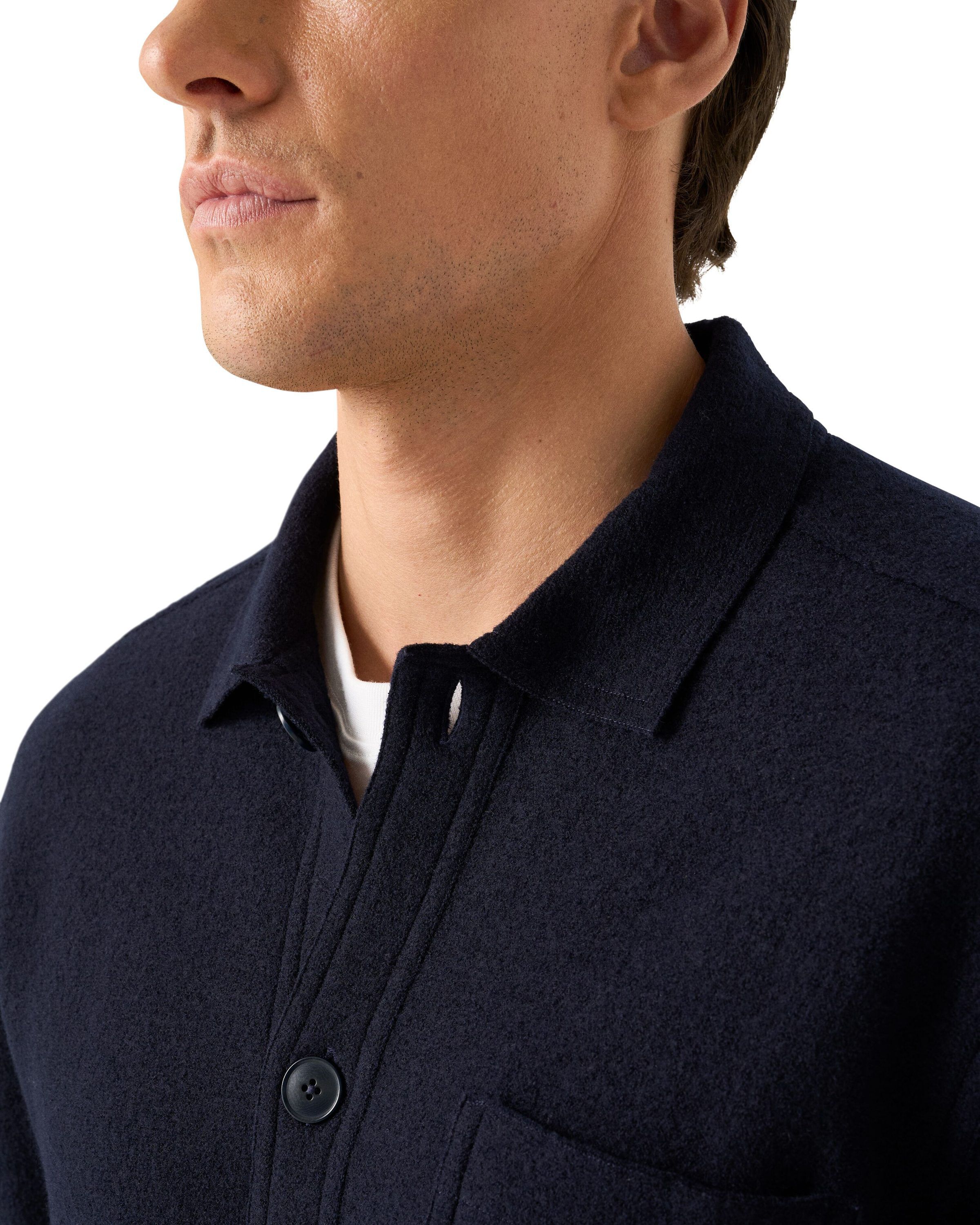 Boiled Wool Overshirt