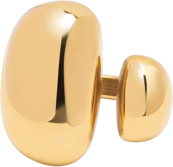 Chunky Cuff Ring in Gold