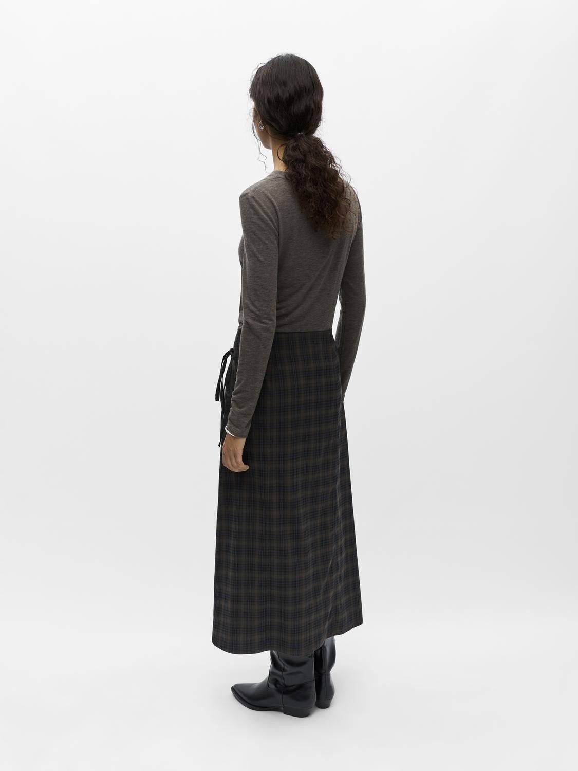 Objsoley Reese Re Midi Wrap Skirt 146