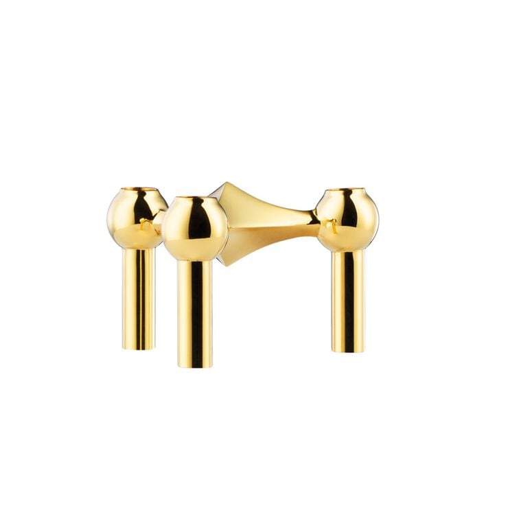 STOFF Nagel® lysestage messing