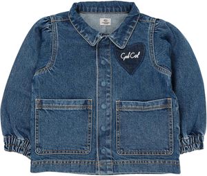 ORGANIC DENIM HEARTS JACKET