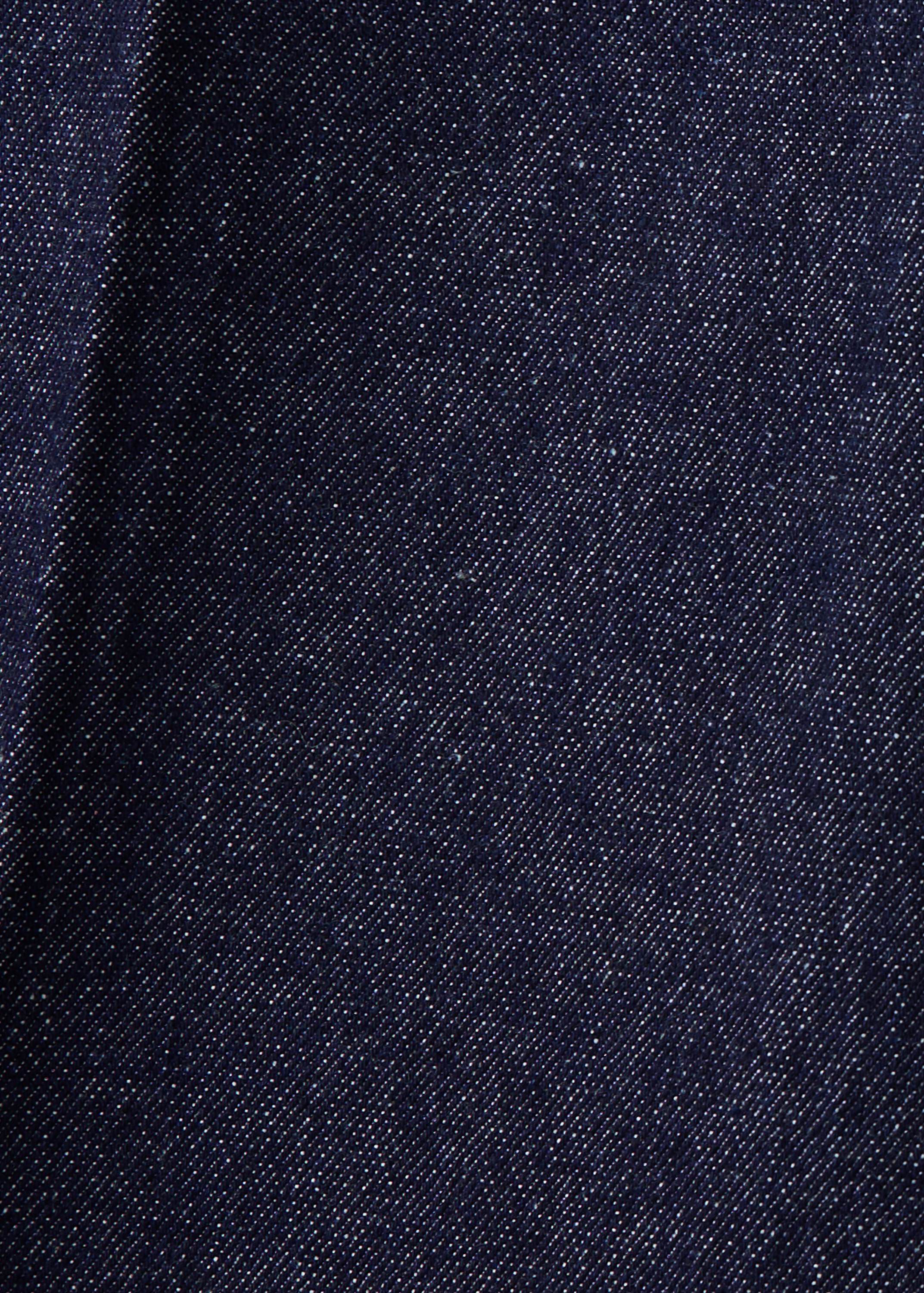 Wide-leg jeans with side buttons