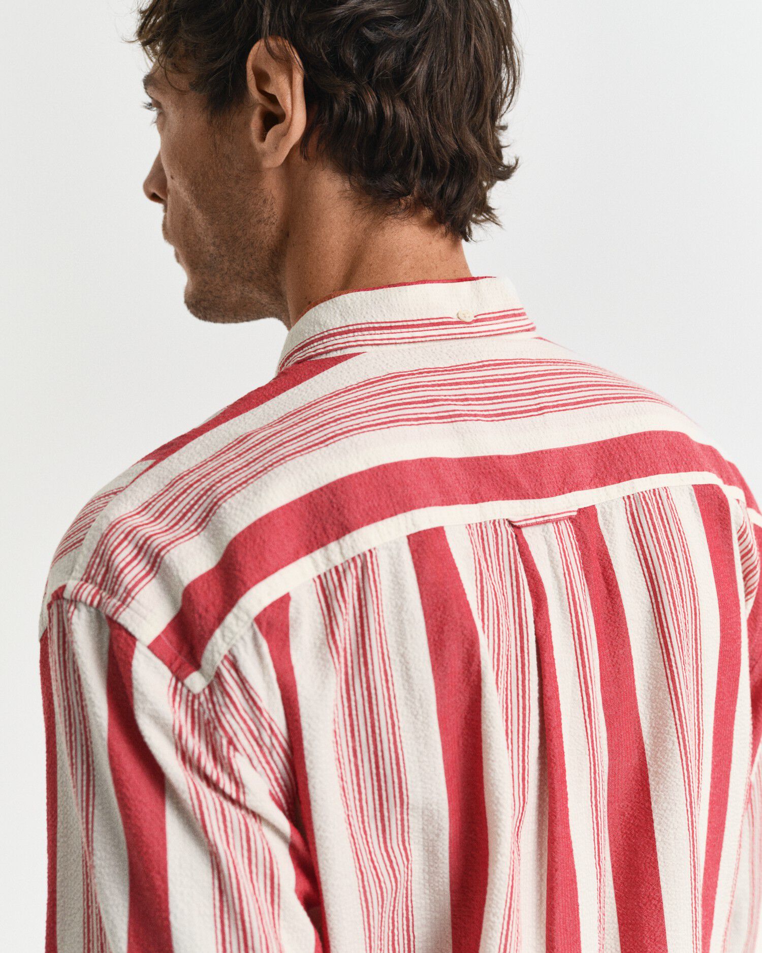 REL SEERSUCKER WIDE STRIPE SHIRT