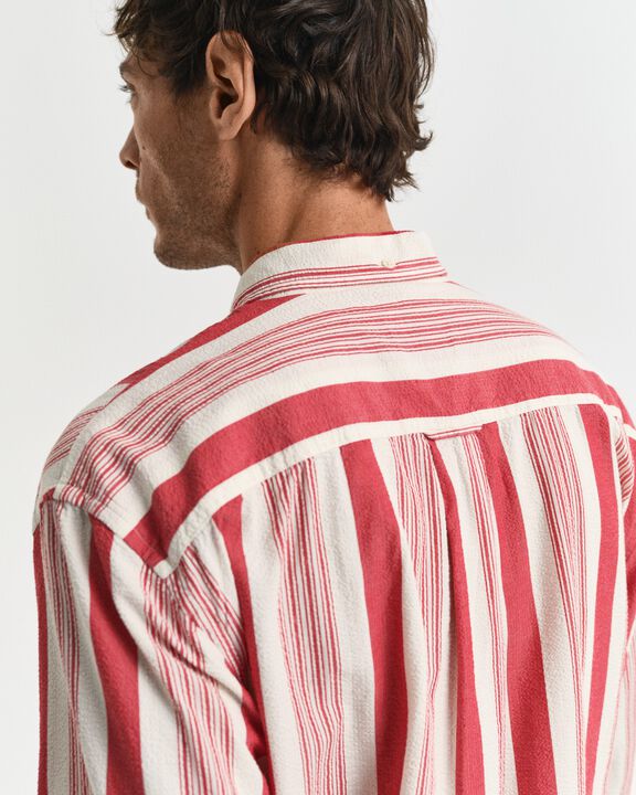 REL SEERSUCKER WIDE STRIPE SHIRT