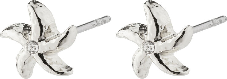 OAKLEY recycled starfish earrings silver-plated