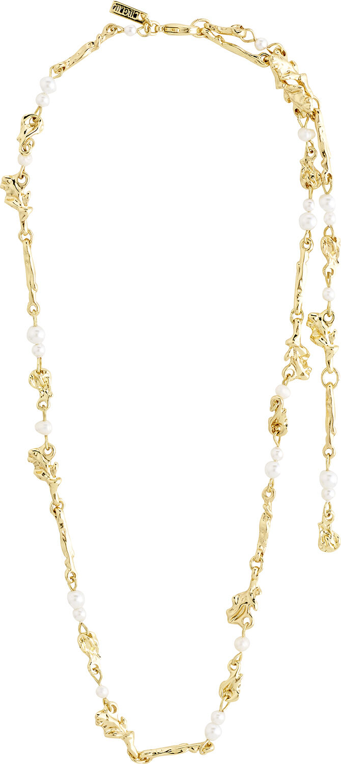 SLOAN pearl necklace gold-plated