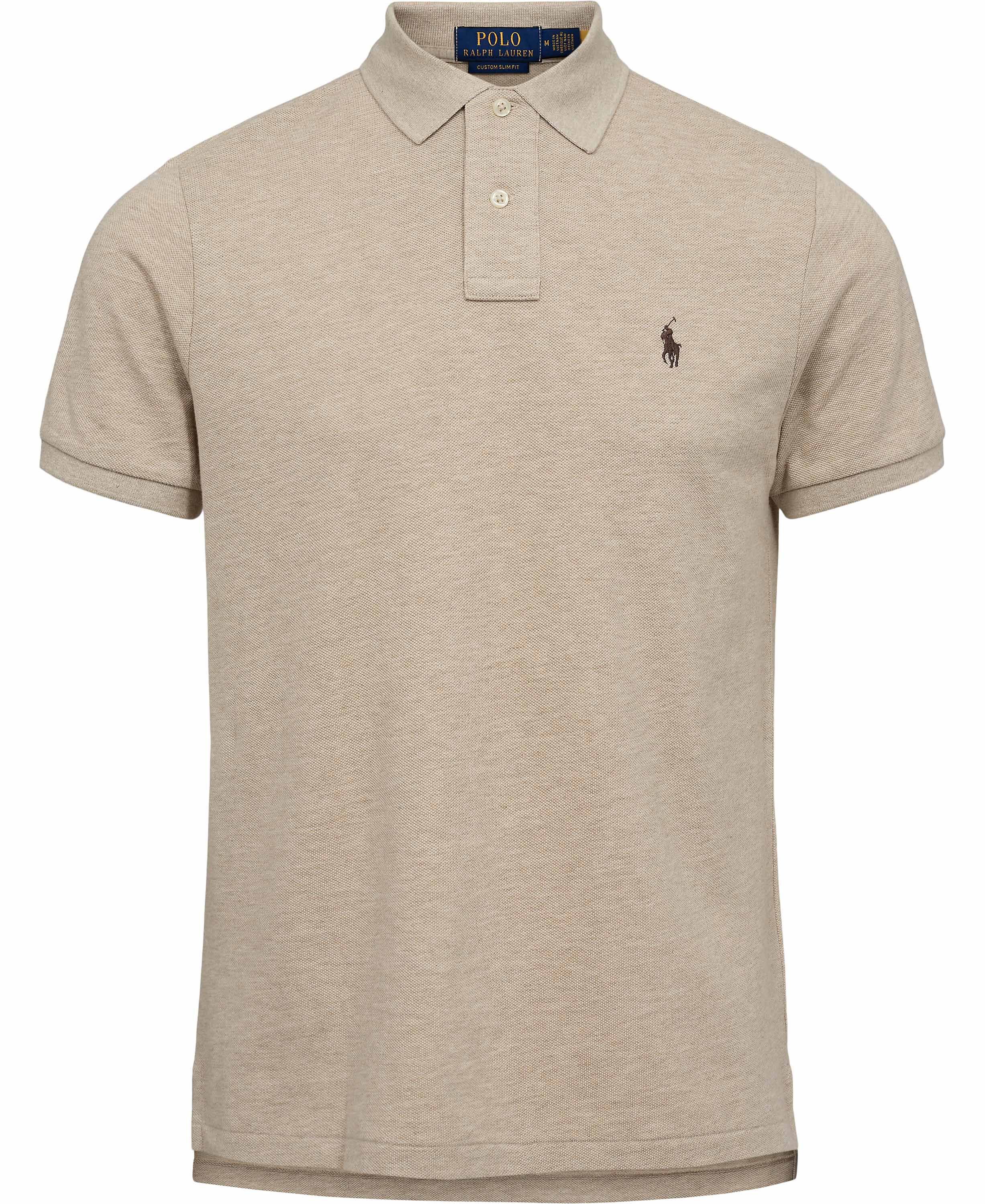 Custom Slim Fit Mesh Polo Shirt