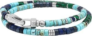 Multicolor Heishi Wrap Bracelet