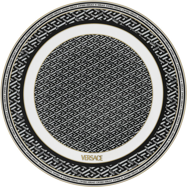Service Plate 33cm, Signature Black, La Greca