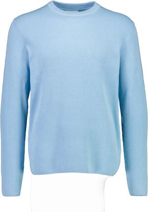 Rib knitted o-neck knit
