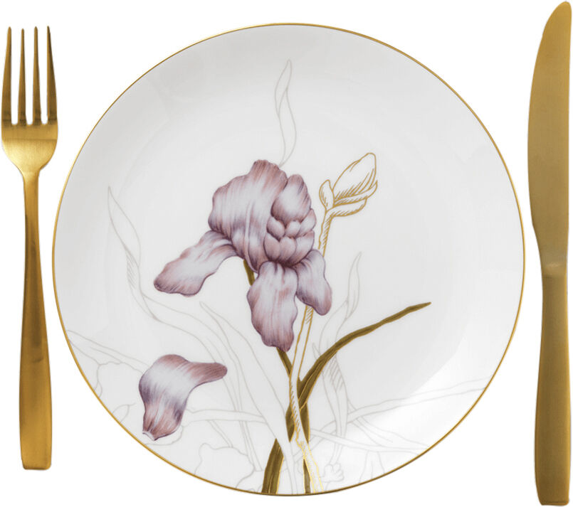 Flora 22 cm. tallerken - Iris